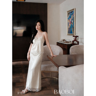 [ẢNH THẬT] SET LỤA HOA VĂN VIỀN REN ÁO 2S CVAY DÀI KÈM CDG SLHVVR