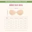 Áo Dán Ngực Silicone Có Gel Thay Thế SOLAH Màu Đục Che Kín Sẹo Thâm Tạo Khe Đi Biển Bikini BR15