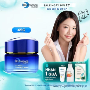 Kem nâng cơ mặt & dưỡng trắng Bio-Essence Bio-Vlift Brightening chiết xuất hoa phong lan đen và tinh chất gạo 45g