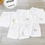 COmbo 5/10 chiếc quần chục đùi peptit thun lạnh NỀN TRẮNG KEM cho bé 4-14kg mesocshop