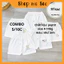 COmbo 5/10 chiếc quần chục đùi peptit thun lạnh NỀN TRẮNG KEM cho bé 4-14kg mesocshop