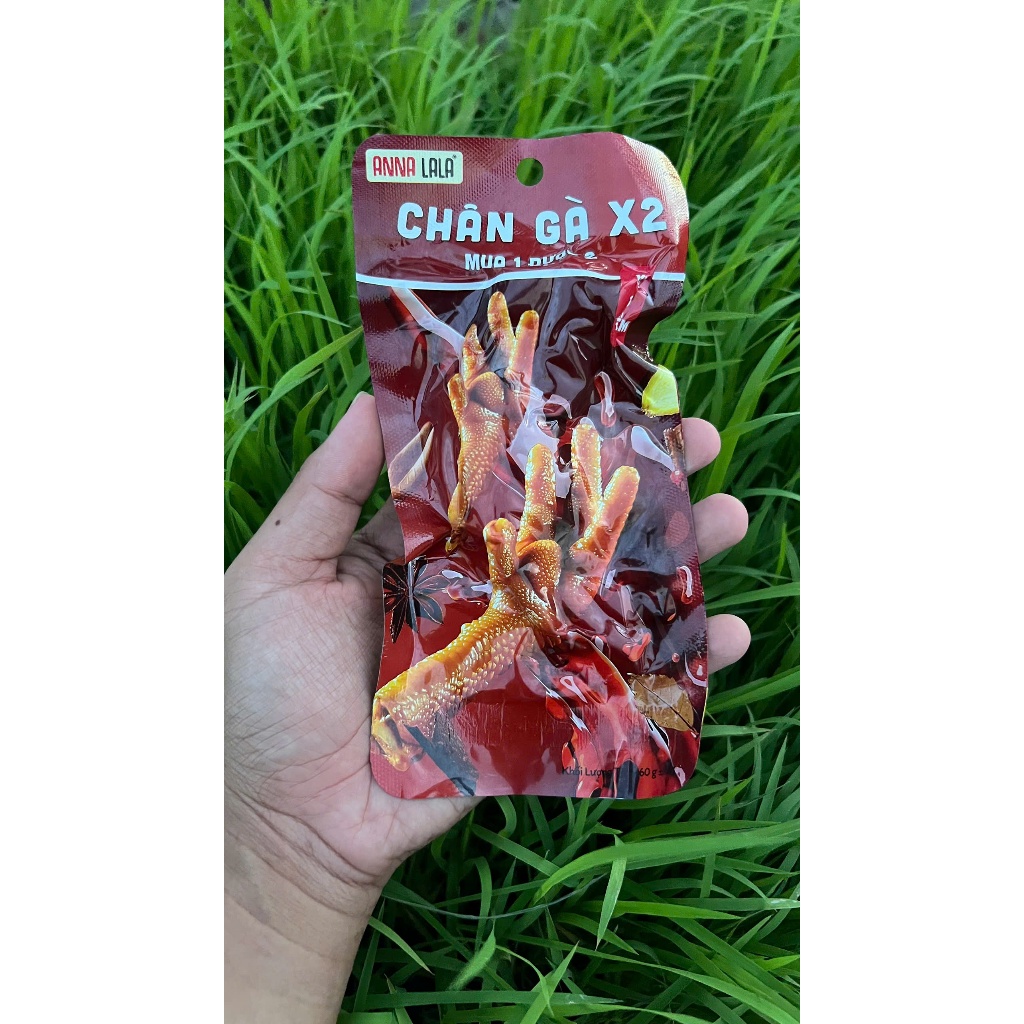 COMBO CHÂN GÀ X2 ANNALALA MUA 1 ĐƯỢC 2 KL 60G+-5