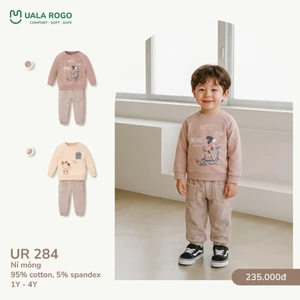 Bộ Dài Tay Uala Bé Trai UR2271 UR3815 UR284