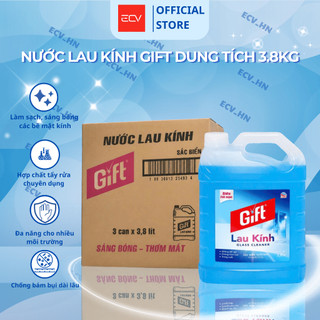 Nước Lau Kính Gift Dung Tích 3.8kg – Siêu Sạch, Chống Bám Bụi, Hương Thơm Tươi Mát