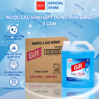 Nước Lau Kính Gift Dung Tích 3.8kg – Siêu Sạch, Chống Bám Bụi, Hương Thơm Tươi Mát