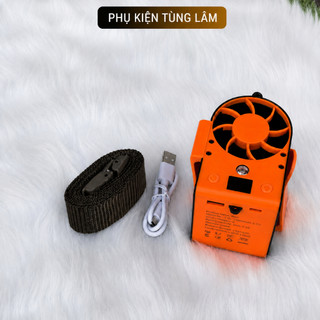Quạt Đeo Thắt Lưng TIREK F17 Quạt Mini Pin Khủng Gió Phản Lực Mạnh Động Cơ Không Chổi Than 7 Cấp Độ Gió!