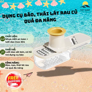 Dụng Cụ Bào Rau Củ Đa Năng TIDY SHOP Dao Bào Nạo Thái Lát Rau Củ, Dụng Cụ Cắt Gọt Rau Củ Nhà Bếp
