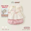 Set Bộ Áo Babydoll + Quần Bí Vải Thô Cho Bé Gái Size Từ 8-22kg
