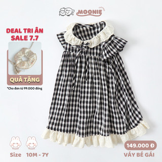 [DEAL MỞ BÁN] Váy Bé Gái Kẻ Caro Hàn quốc Với Chất Liệu Thô Hàn Cho Bé từ 8-22kg