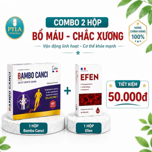 Combo Viên uống Bambo Canxi + Efen nhập khẩu từ Pháp