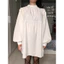 đầm babydoll trắng tay dài form rộng Hàn Quốc 2hand