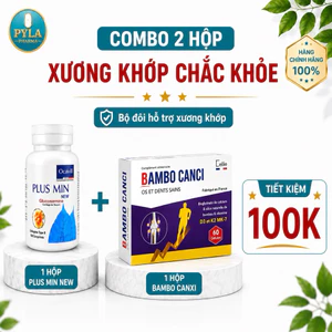 Combo Bambo Canxi + Plus Min New chăm sóc sức khoẻ xương khớp toàn diện