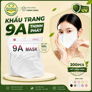Khẩu Trang 9A Thịnh Phát Chính Hãng 5 Lớp, Che Kín Mặt - Êm Tai - Thoáng Khí - Chống UV, Set 50 Cái