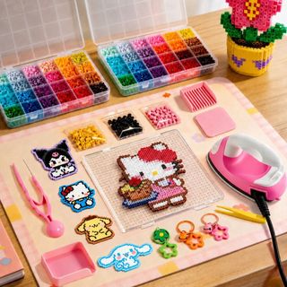 【New Combo Hạt Xếp 2.6mm】Đồ chơi giáo dục DIY cho bé, hạt nhiều màu, có thể chọn bàn ủi