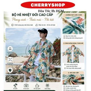 Đồ đi biển nhóm bạn thân, gia đình mẫu lá môn