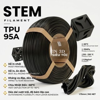 Nhựa in 3D kỹ thuật chất liệu ABS - ASA - PA6 - PC | STEM Filament