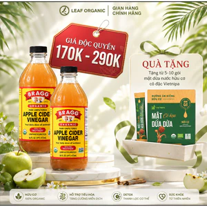 Giấm táo hữu cơ Bragg 473ml - Hàng nhập khâu