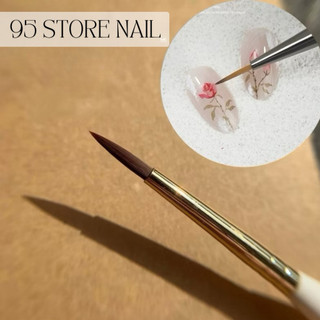 Cọ tô vẽ màu nước và vẽ hoa cao cấp B-107 - chiều dài cọ 11mm