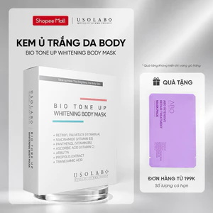 Kem ủ trắng body USOLAB - Giúp làm trắng da body, dưỡng da trắng sáng , nâng tông tự nhiên 5 gói 100g