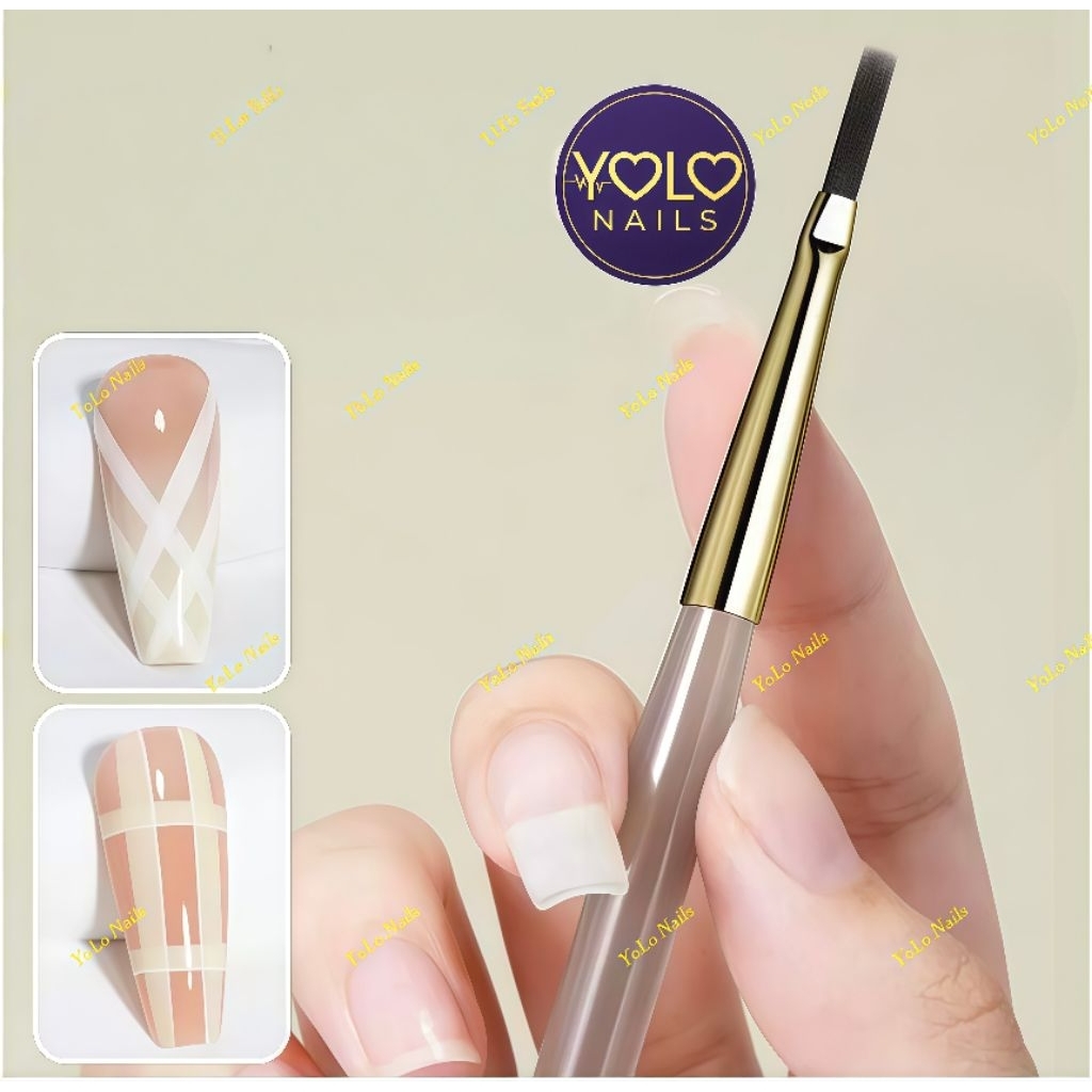 SET CỌ VẼ CARO SẮC NÉT(gồm 1 Cọ nét 18mm và 1 Cọ Caro)