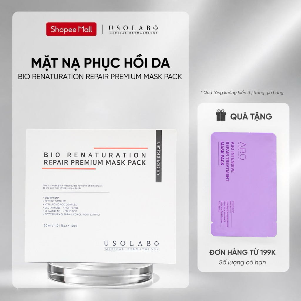 Mặt nạ USOLAB REPAIR PREMIUM – PHIÊN BẢN CẢI TIẾN ĐỘT PHÁ