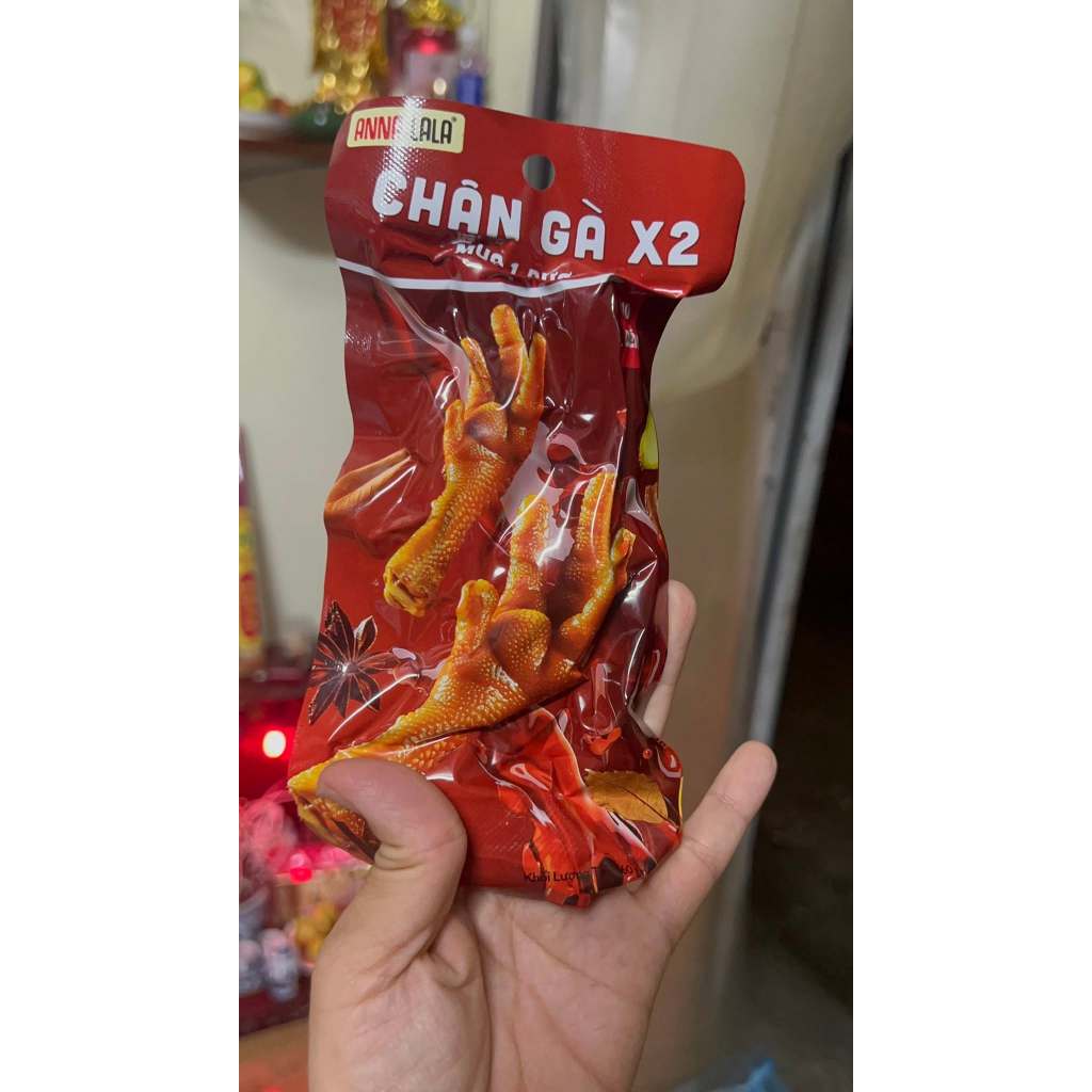 COMBO CHÂN GÀ X2 ANNALALA MUA 1 ĐƯỢC 2 KL 60G+-5