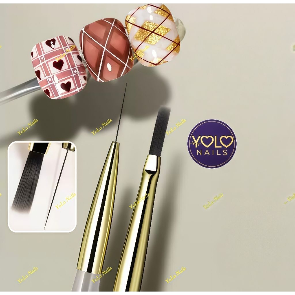 SET CỌ VẼ CARO SẮC NÉT(gồm 1 Cọ nét 18mm và 1 Cọ Caro)