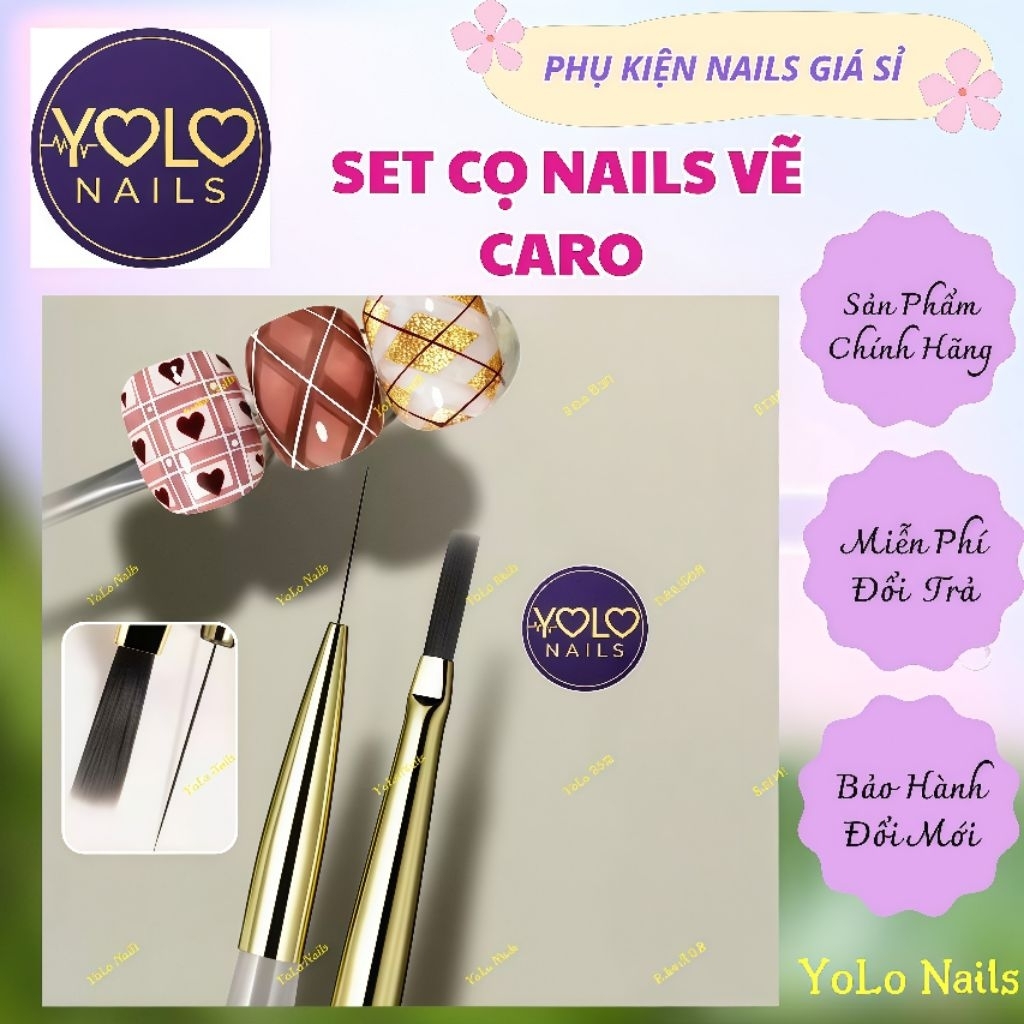 SET CỌ VẼ CARO SẮC NÉT(gồm 1 Cọ nét 18mm và 1 Cọ Caro)