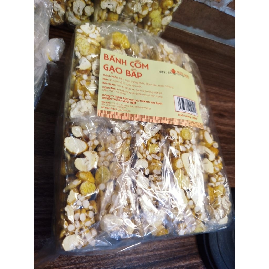 Bánh cốm gạo bắp