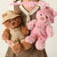 Gấu Bông Teddy & Lợn Hồng Mặc Yếm - Thêu Tên Theo Yêu Cầu Trên Mũ Và Yếm, Quà Tặng Cá Nhân Hóa