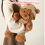 Gấu Bông Teddy & Lợn Hồng Mặc Yếm - Thêu Tên Theo Yêu Cầu Trên Mũ Và Yếm, Quà Tặng Cá Nhân Hóa