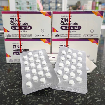 Viên Uống Tăng Cường Đề Kháng, Bổ Sung Kẽm Cho Cơ Thể ZinC Gluconate Nhất Nhất (Hộp 60 viên)/ZinC Thymo Plus (Lọ 30 Viên