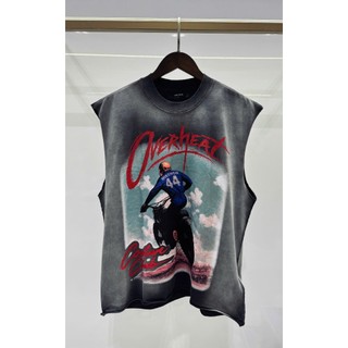 Áo Tank Top OVERHEAT MOTOCROSS ngắn tay chính hãng Mikenco unisex |TẶNG TÚI GIẤY|