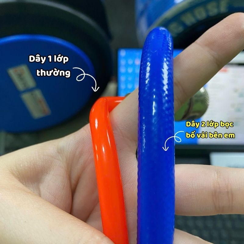 Cuộn Dây Hơi Tự Rút Phi 12-12x8mm Rulo Dây Khí Nén Tự Thu Bơm Khí Cho Gara ÔTô Rửa Xe Detailing