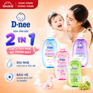 Sữa Tắm Gội Cho Bé Dnee 2 IN 1 Tem Đại Thịnh Chính Hãng - An Toàn Cho Bé Sơ Sinh
