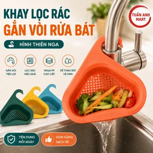 Combo 5 Khay lọc rác gắn vòi rửa bát hình thiên nga - Khay lọc rác đa năng