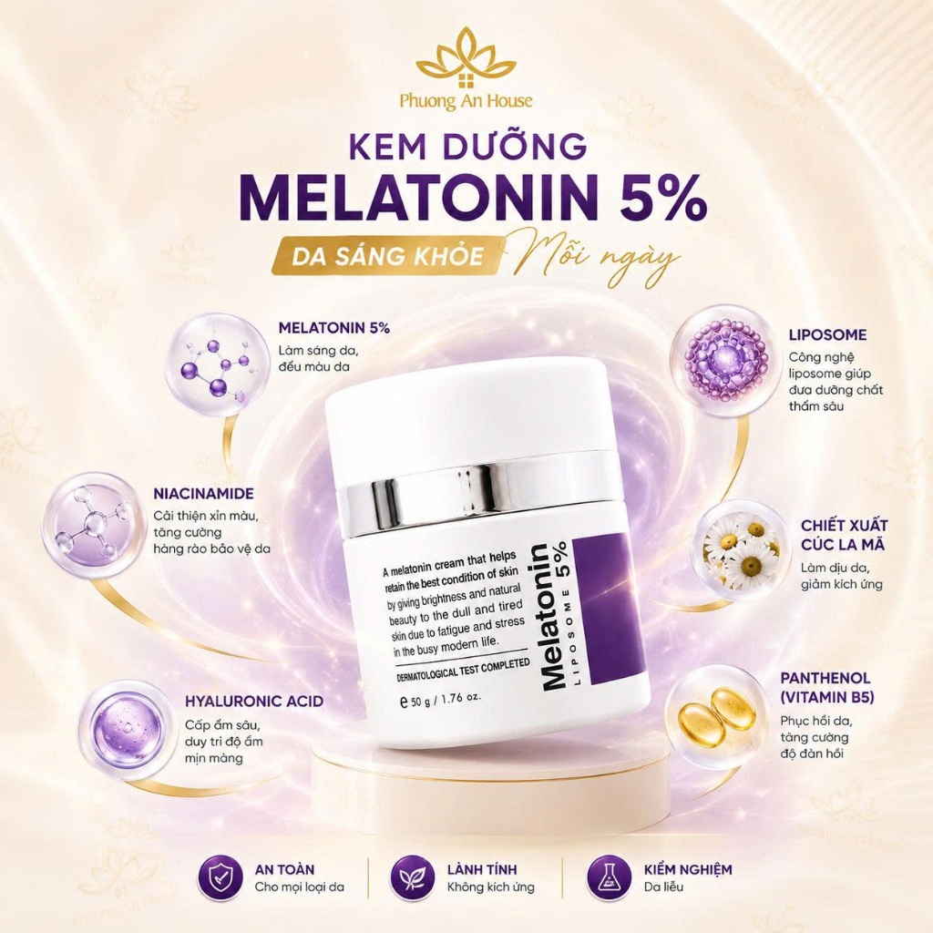 Kem Dưỡng Chống Lão Hóa Maxclinic Time Return Melatonin Cream 50g