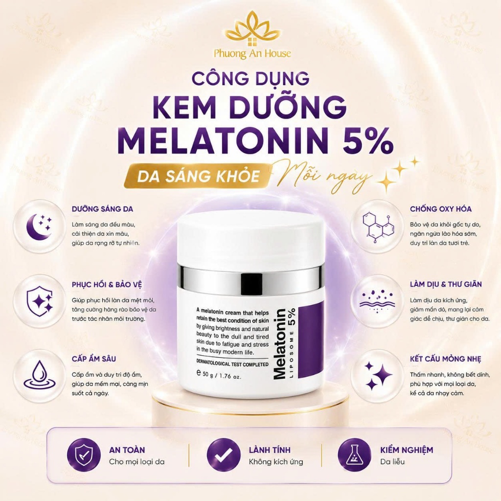 Kem Dưỡng Chống Lão Hóa Maxclinic Time Return Melatonin Cream 50g