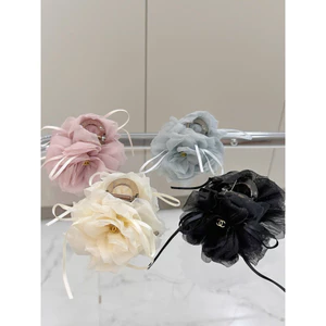ZuchenbyKao Kẹp tóc màu pastel voan tơ xinh xắn