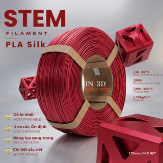 Sợi nhựa 3D PLA SILK | STEM FILAMENT