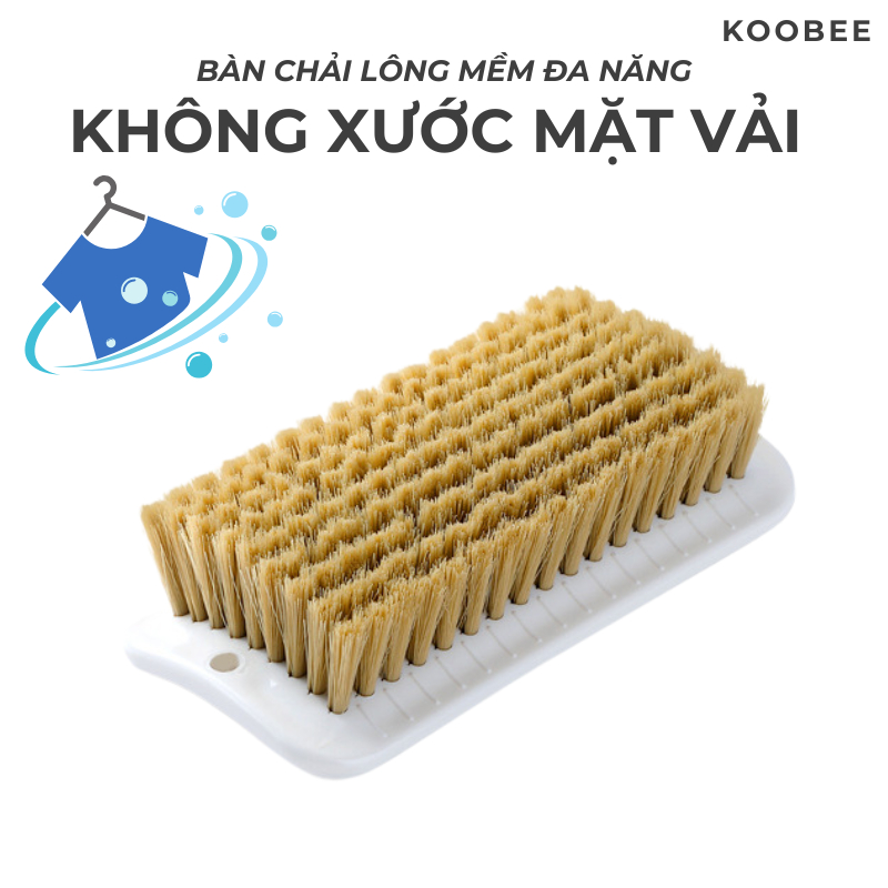 Bàn Chải Giặt Đồ Lông Mềm KOOBEE Đa Năng – Giặt Quần Áo, Đánh Giày Dép, Túi Sách, Cọ Nền Nhà Tắm | 277
