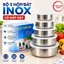 Bộ 5 hộp/bát INOX có nắp đậy