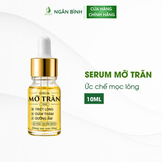 Serum mỡ trăn Ngân Bình 10ml - Ức chế mọc lông, dưỡng ẩm dịu da sau wax