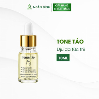 Toner táo Ngân Bình se khít lỗ chân lông 10ml - Dịu da, hỗ trợ cấp ẩm sâu