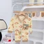 Full Size(6-36kg) Bộ Dài Tay Áo Chất Thun Lạnh In Hình Cho Bé Trai -Bé Gái