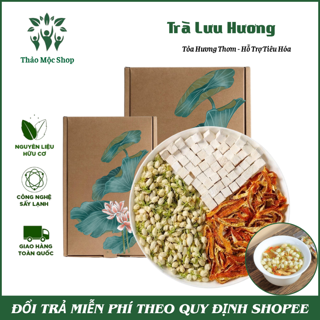 Trà Lưu Hương Thảo Mộc Shop giúp hơi thở thơm mát, tỏa hương thơm cơ thể tự nhiên và thư gian tinh thần