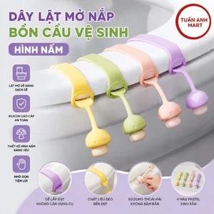 Combo 15 cái Dây Lật Mở Nắp Bồn Cầu Vệ Sinh Hình Nấm