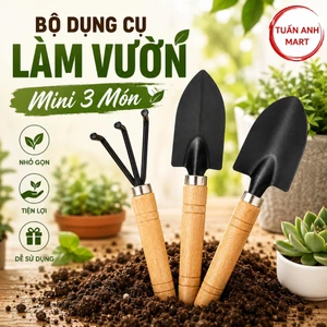 Combo 3 Bộ Dụng Cụ Làm Vườn Mini 3 Món (9 món)