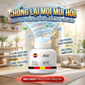 Công nghệ Đức Không gian sạch mùi xịt khử mùi chó mèo, khử mùi trong nhà, xe hơi và phòng kín - mua 1 tặng 1