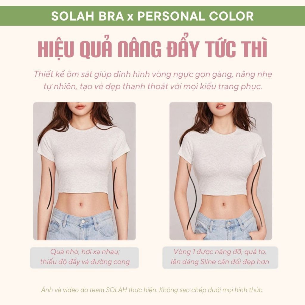 Miếng Dán Nâng Ngực Độn 5cm SOLAH Chống Tuột Tạo Khe Có Dây Quai Trong Áo Bra Dán Gel Silicon BR06